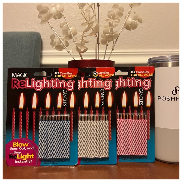 Other Magic Relighting Birthday Candles Poshmark